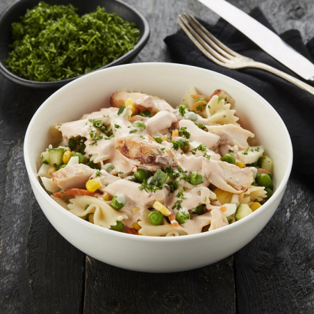 Pasta, knapperige groenten,...