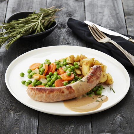 Braadworst, mosterdsaus,...