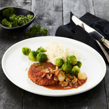 Hamburger, jagersaus,...